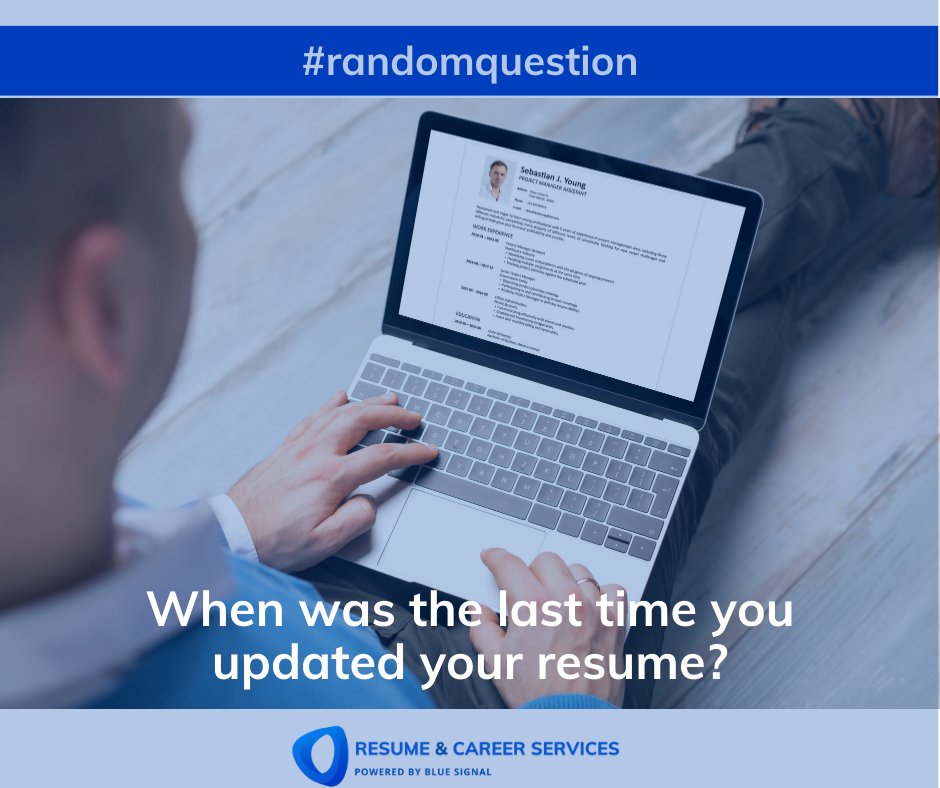 ResumeandCareer's tweet image. Having an up-to-date resume can be a huge time (and frustration) saver when the perfect opportunity comes your way. 

When was the last time you updated your resume?

#randomquestion #endofweekthoughts #beprepared #jobsearch