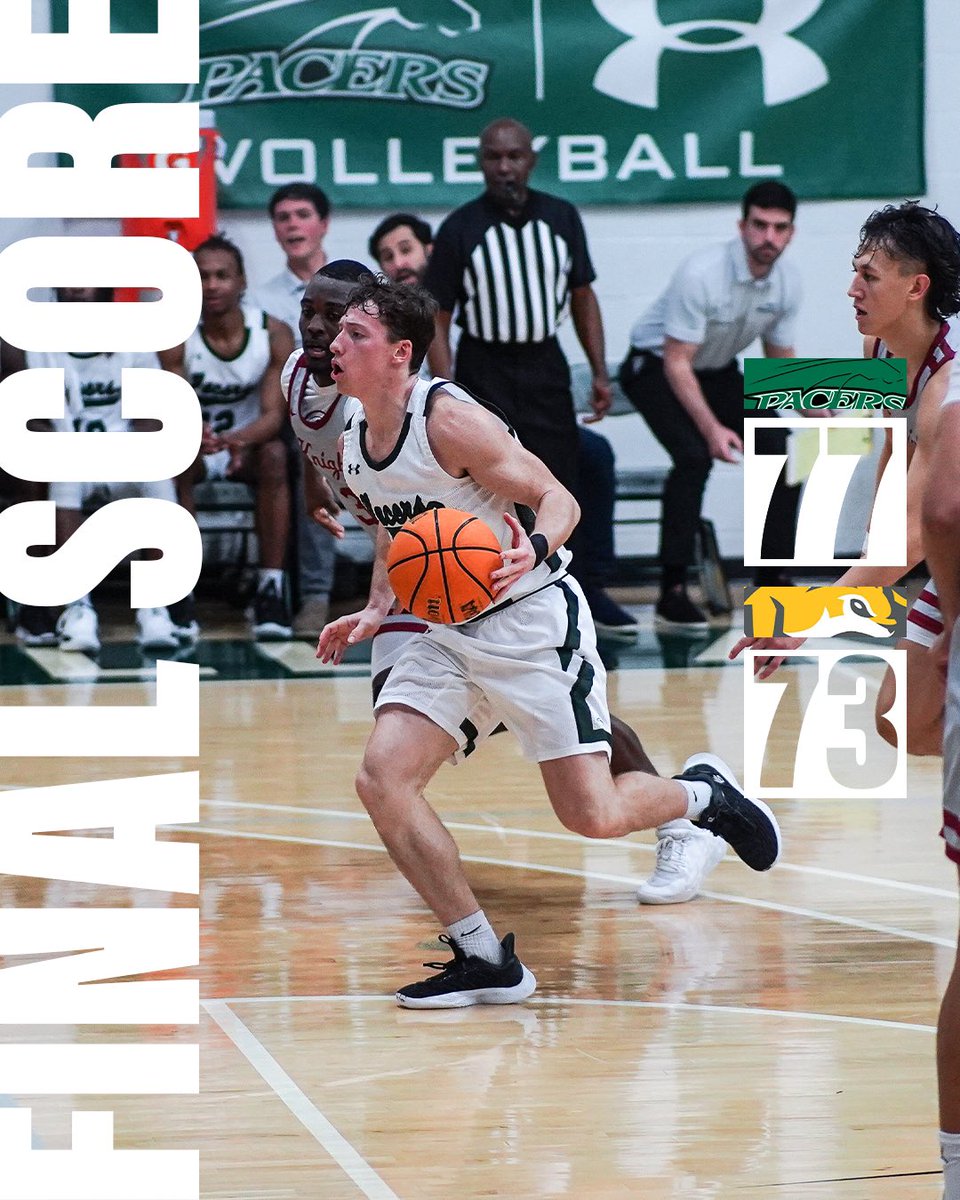 GoPeacePacers's tweet photo. FINAL SCORE 🐎🏀

Men’s basketball defeats MBU in a close contest by a score of 77-73! https://t.co/MMDXQQ0OzD