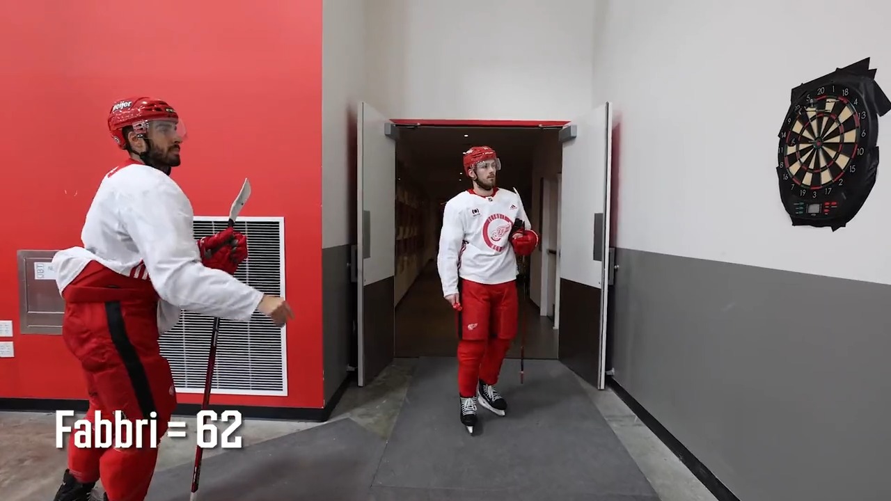 Detroit Red Wings on Twitter "Challenge of the day Darts. 🎯😂 https//t.co/qAJ47AUd66" / Twitter