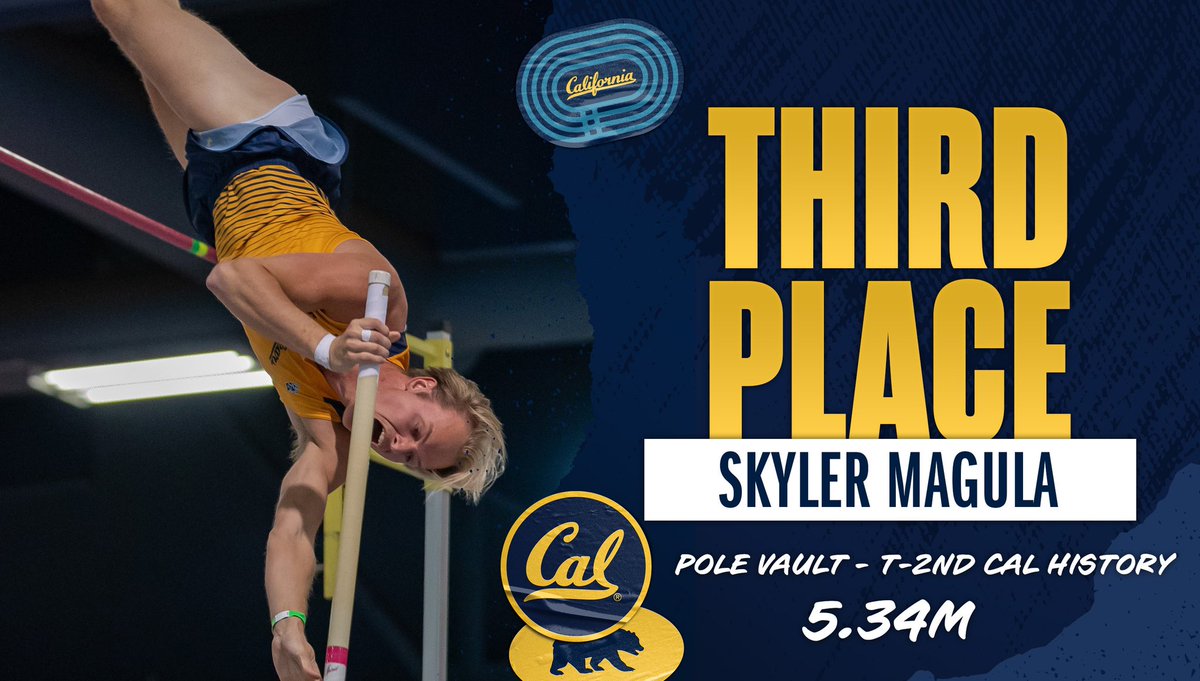 CalTFXC's tweet photo. Skyler Magula finishes third in an incredible pole vault competition!! 🔥

He’s only getting better…

#GoBears🐻 https://t.co/pVj633jQrW