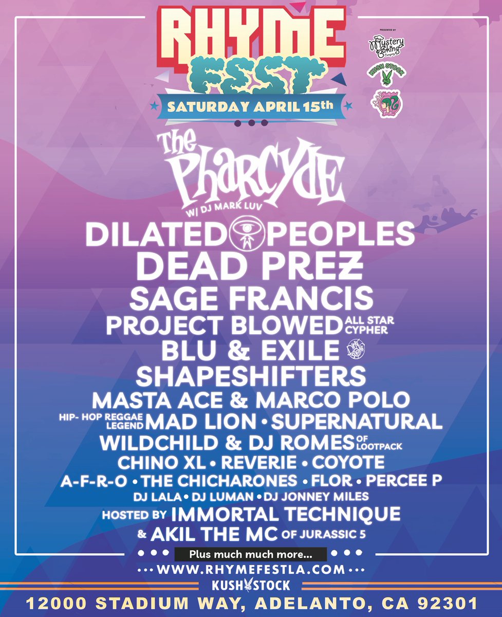 HerFavColor's tweet photo. BLU &amp; EXILE SHOW AT RHYME FEST, APRIL 15TH !!!
(which is my birthday, roll out, it's going dowwwn !!!) https://t.co/7h1PdUFDLp