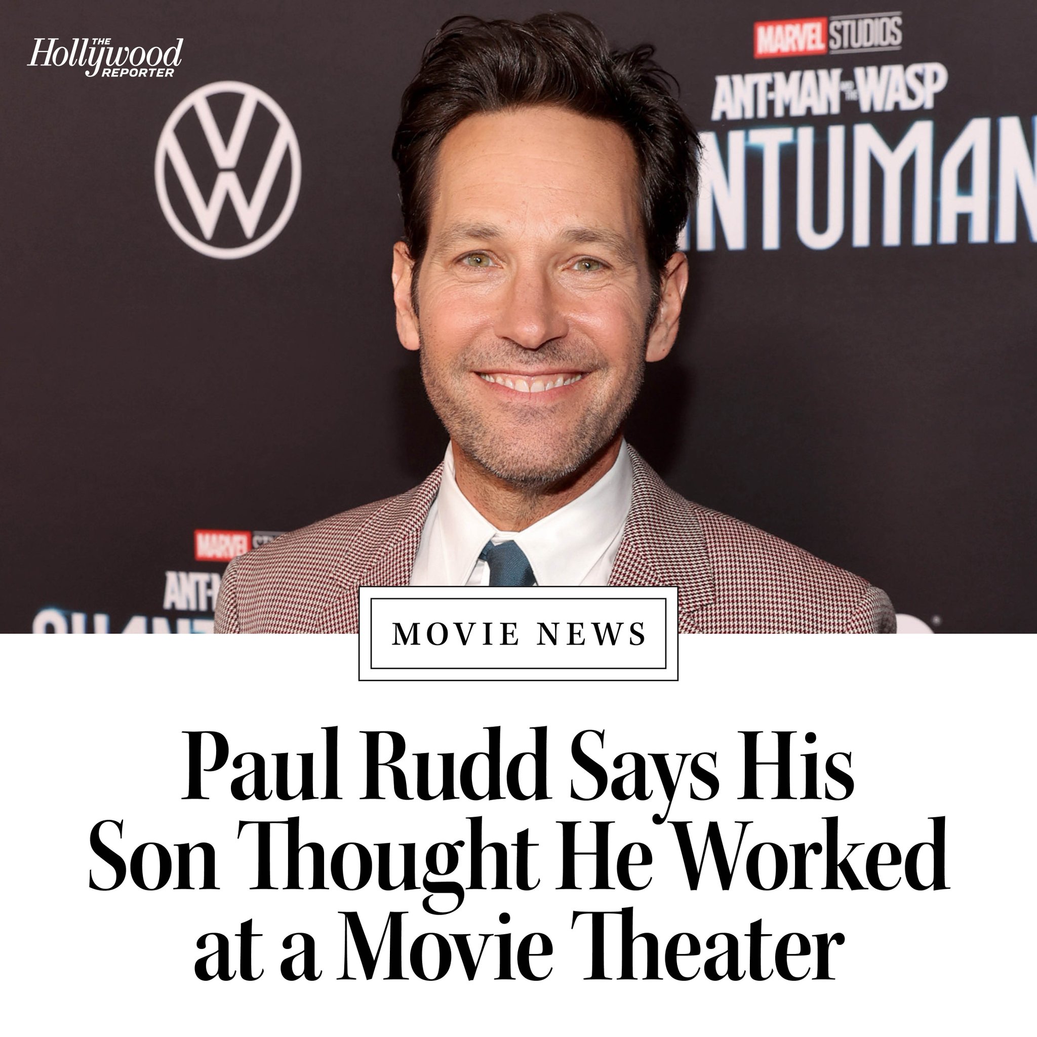 Paul Rudd Says His Son Thought He Worked at a Movie Theater for