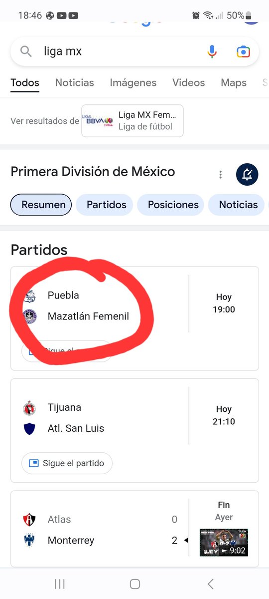 El tío <a href="/RicardoBSalinas/">Don Ricardo Salinas Pliego</a> ya tuvo que aventar a la Femenil VS el Puebla 😂. <a href="/SanCadilla/">San Cadilla</a> <a href="/MazatlanFC/">Mazatlán F.C. ⚓️</a>