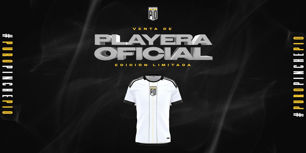 PIO FC on Twitter: "¡Ya disponibles las playeras de PIO FC! Envíos a todo México (10 y 11 de febrero) América y Sudamérica a partir (11 febrero) ¡Stock