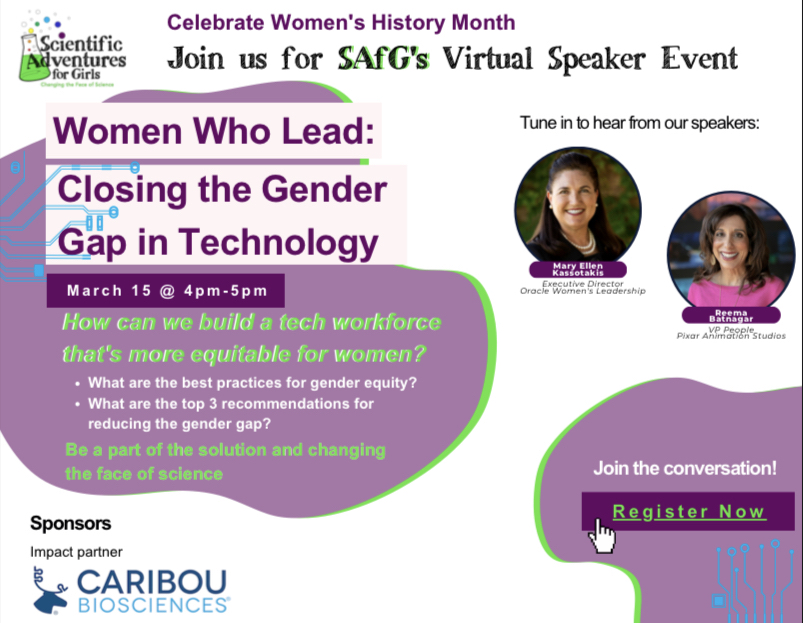 Celebrate #WomensHistoryMonth! Be one of the first to join us on March 15th for an hour of conversation centering around Women in Tech & creating an equitable workforce - buff.ly/3DZIFB1 Anyone is free to register, but any donations are welcomed. Hope to see you there!