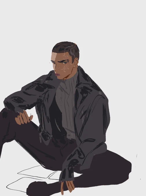 Working out a design for a new OC is all fun and games until you realize you don't know what kind of skull shape you wanna use 