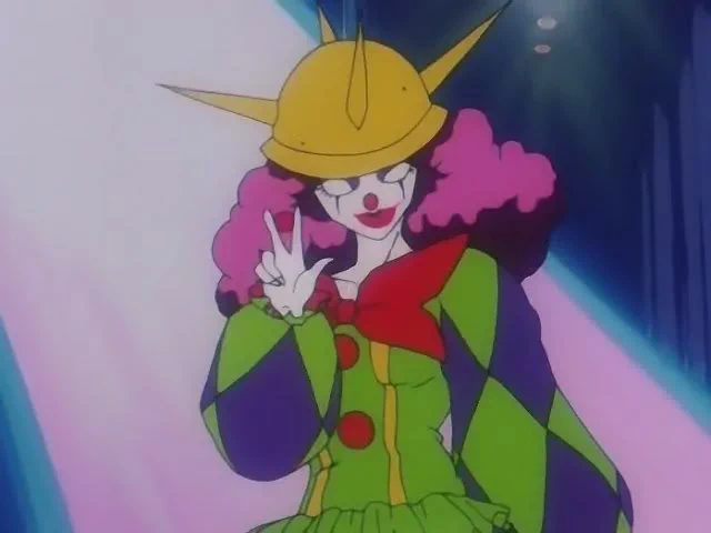 today's clown of the day is Bipierrot from Sailor Moon! 