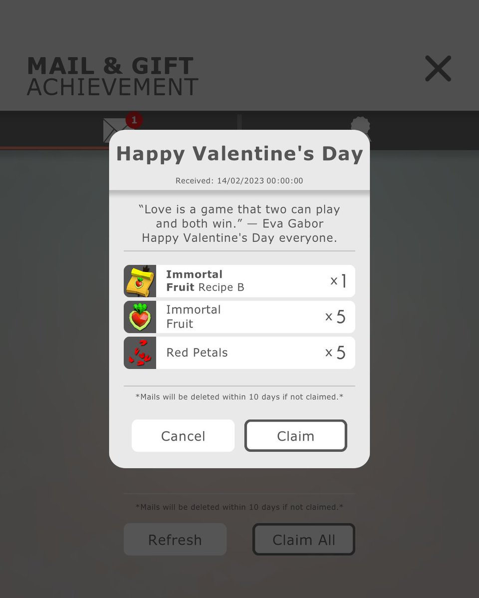 EnnFace's tweet photo. Love is a game that two can play and both win." - Eva Gabor.
Happy Valentine's Week everyone. Log in on Tuesday to claim these lovely limited items! #screenshotsaturday #gamedev #indiegame #indiegamedev #indiedev #freegift #puzzlegame #puzzlegames  #happyvalentines #madewithunity https://t.co/J0oB2ugENP