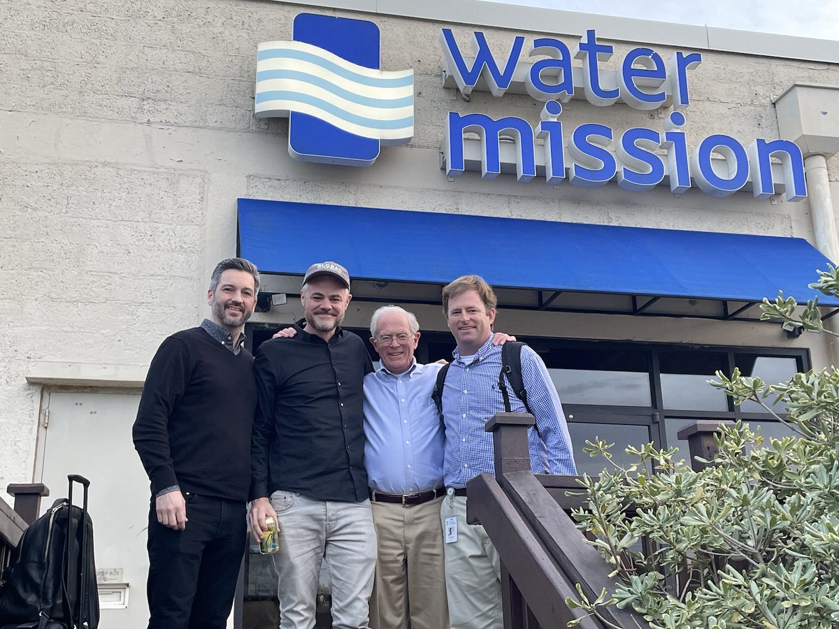 water_mission's tweet photo. It was an honor to have @charitywater leaders @scottharrison and @bentgreene in to visit our HQ in Charleston. Water Mission, @globalwaterctr and charity:water are longtime partners committed to fighting the global water crisis! https://t.co/NqCbhDrsY7