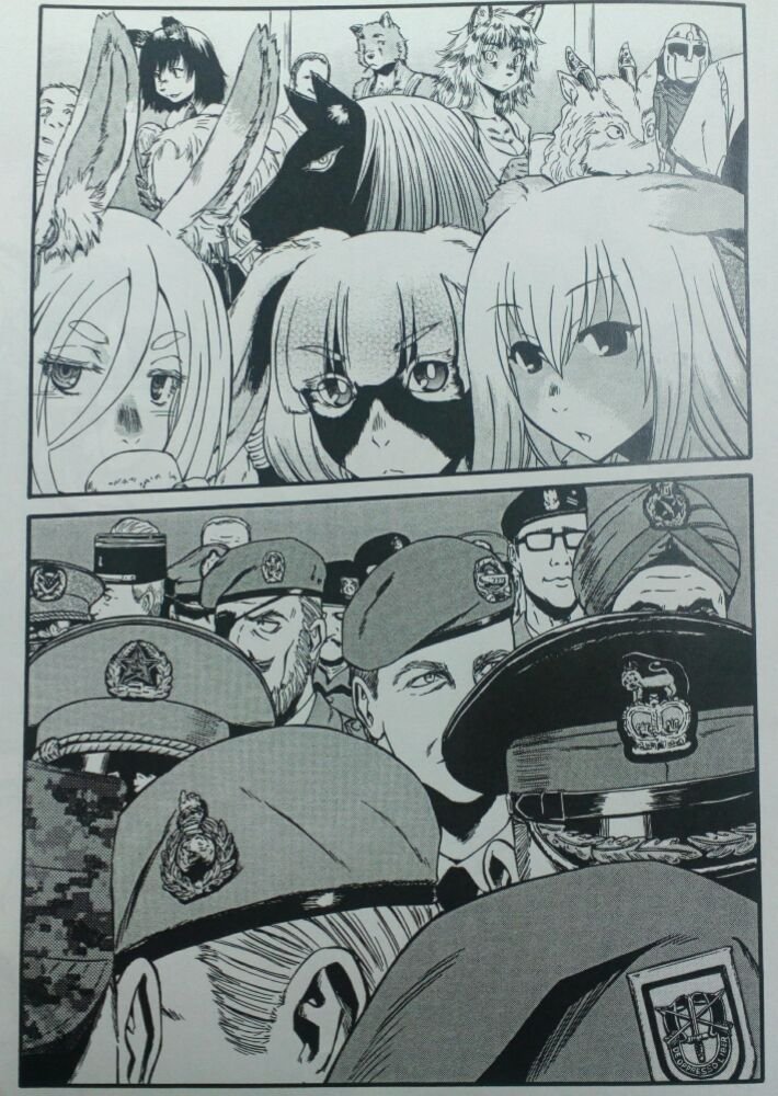 ゲートの各国武官が出るシーンでイギリス軍がいないとゲート嫌いになった人、漫画読んでね♪ 