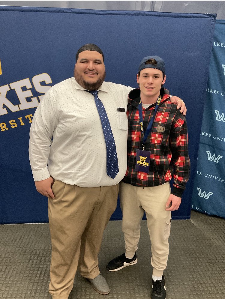 Honored to receive a roster spot from <a href="/WilkesFootball/">Wilkes Football</a> . Thank you <a href="/CoachKelvinCruz/">Kelvin Cruz</a> , we had a great time today learning about Wilkes University.