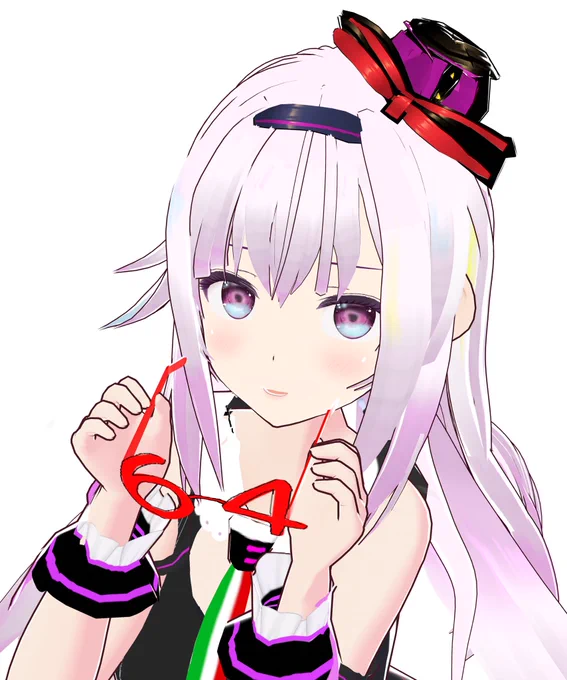 虫メガネをプレゼントされたと思ったら64メガネだったときの #VRoid 