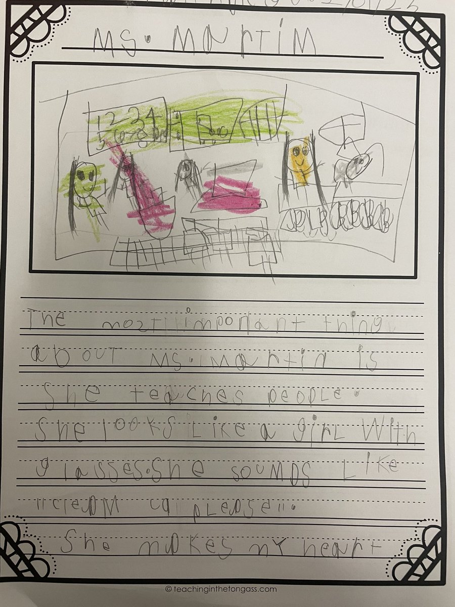 drpepperteach's tweet photo. A student wrote their “important thing” poem about me and I just might sob because I love it - https://t.co/6uEzSCTKO3