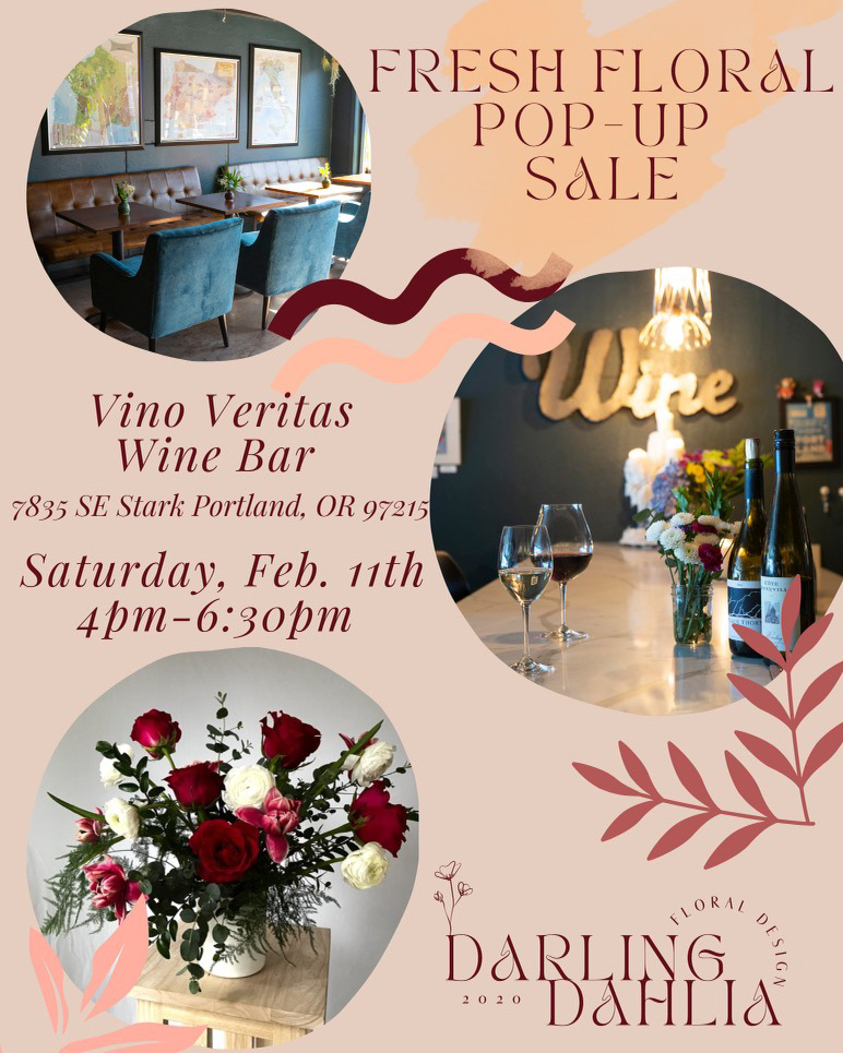 Modoyogapdx's tweet photo. Big love to Charlotte @darling_dahlia_floral who brightens up our studio spaces with the most gorgeous arrangements every week!

Support her at her two floral pop-ups coming up on:
Saturday 2/11 @ Vino Veritas Wine Bar 4pm-6:30pm
Tuesday 2/14 @ Honey Latte Cafe 12pm-4pm https://t.co/SqdiMaS23K