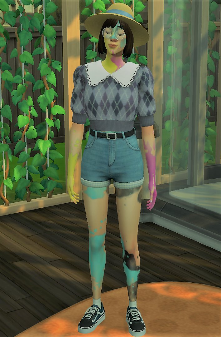 Mirad como me ha dejado esta máquina... 😡😡🤬🤬 #ShowUsYourSims #LosSims4 #LosSims #TheSims #TheSims #EcolifeStyle @TheSims