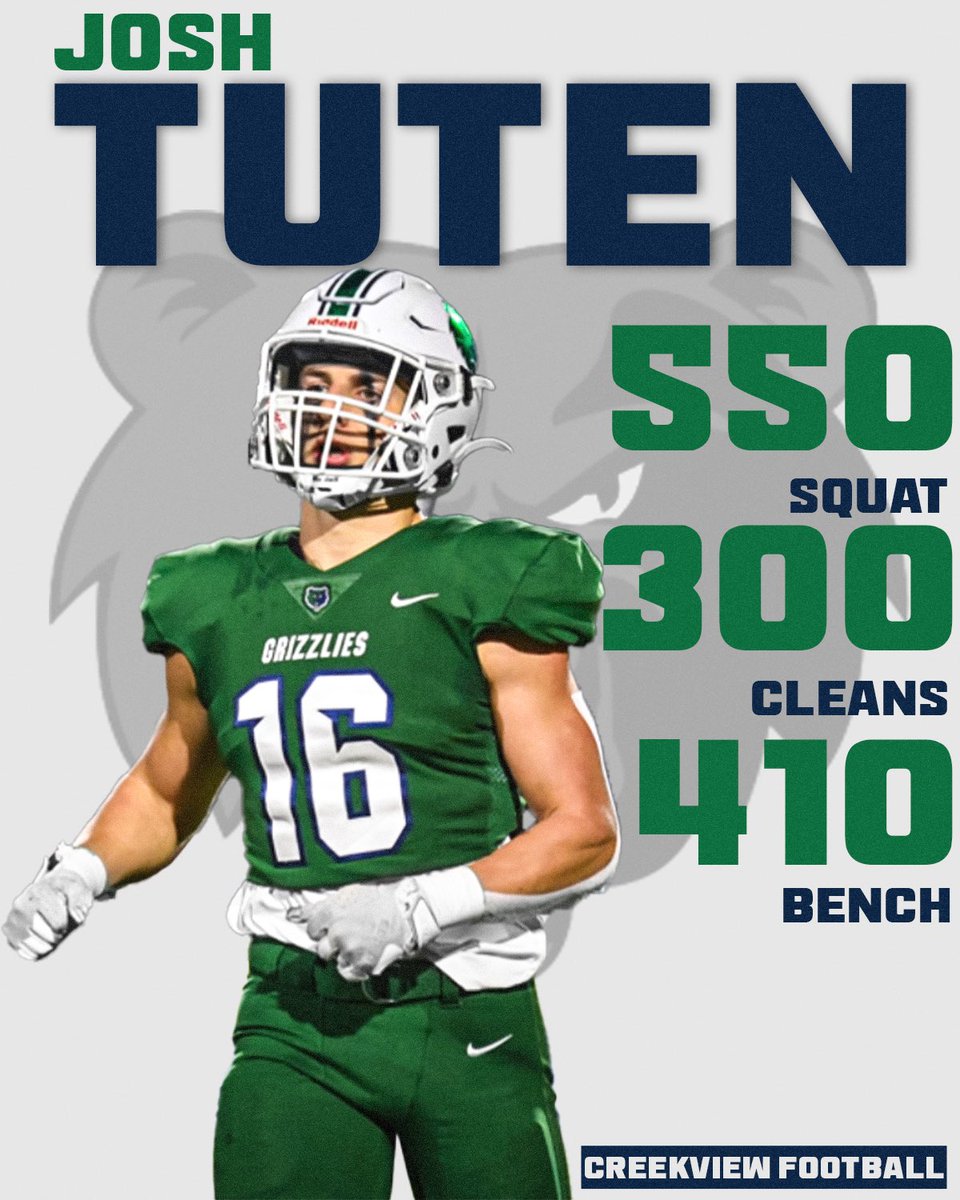 Dudes been putting in the work! Effort, Attitude, TOUGHNESS. One of the leaders of our defense back for another big year. <a href="/JoshTuten05/">Josh Tuten</a> 💪 

#CLIMB