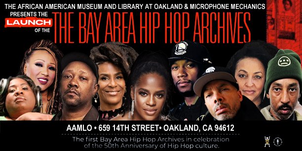 Proud to be in the inaugural class of the #BayAreaHipHopArchives, presented by Microphone Mechanics & The African American Museum and Library at Oakland (@TheAAMLO) to preserve & celebrate the rich history of #BayAreaHipHop and the artists who have helped shape it. #bahha #hiphop