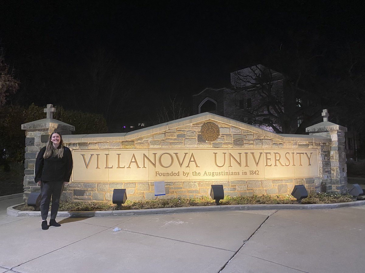 Thank you @VillanovaChem for inviting me to speak to the undergrads today about my journey through graduate school and my postdoc so far as well as some of my biochemistry research! Love meeting all of the students and getting them excited about getting their PhDs one day!