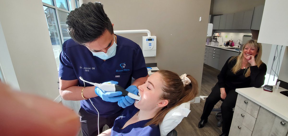 bc_patterson's tweet photo. Congratulations Dr. Gill and your amazing team at Radiant Dental for the introduction of scanner technology to your practice. https://t.co/JdARZzpYXV