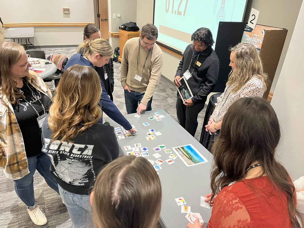 HeimannBill's tweet photo. Collaboration, fun @esu1 All-Staff Day on @waynestcollege - great people serving children, schools and families in northeast Nebraska! https://t.co/T73o7x3etH