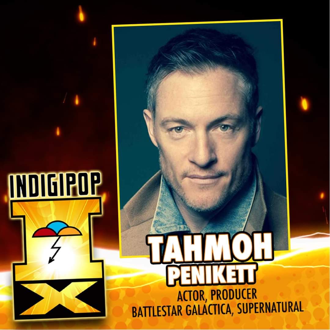 GhoulacticC's tweet photo. First guest announced!
TAHMOH PENIKETT ! Best known for playing Karl "Helo" Agathon on SyFy's “Battlestar Galactica,” Tahmoh (White River First Nation) has also appeared in TV series’ Supernatural and Dollhouse! Join us March 10-12 at the First Americans Museum in Oklahoma City. https://t.co/PQ8nWfIpNK
