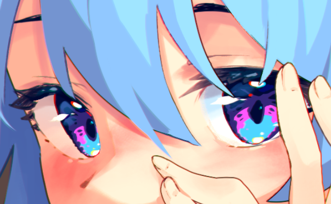 「eyes are the window to the soul  」|Yoku @ MofuBuns merchのイラスト