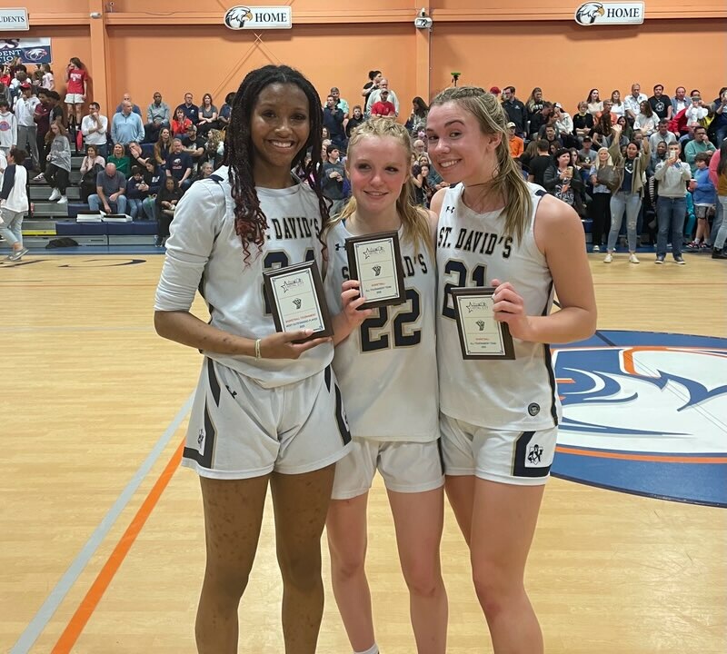 robjoaquin's tweet photo. @CarolinaWavesBB  &amp; @stdavidsschool Class 2026 Kate Benson, Class 2025 Eliza Everett &amp; Class 2024 @Mayae_foster named to Capital City Conference All Tournament team. Maya named Tournament MVP! https://t.co/hMi6YSAKt4