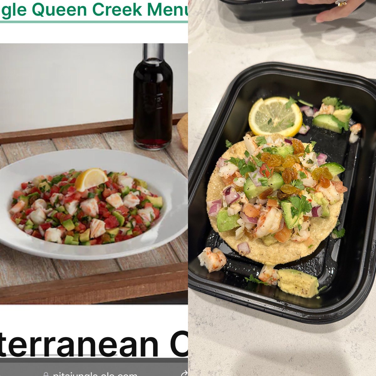 EclipseGFX's tweet photo. Dear @pitajungle what the hell is this? I thought I was ordering the ceviche from your menu and this is what I got instead? Please fix this! https://t.co/u3WcXTl595