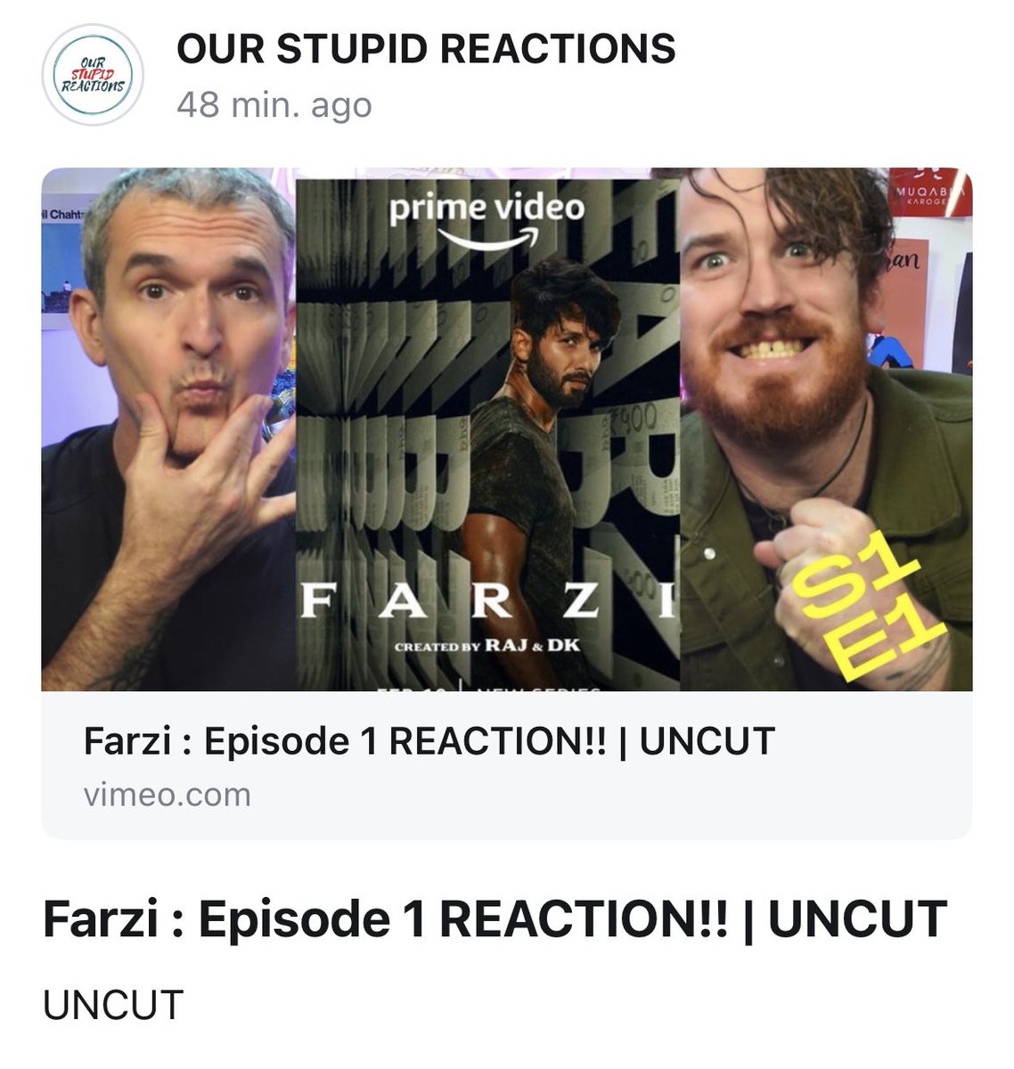 OUR STUPID REACTIONS on Twitter "For those interested we got full