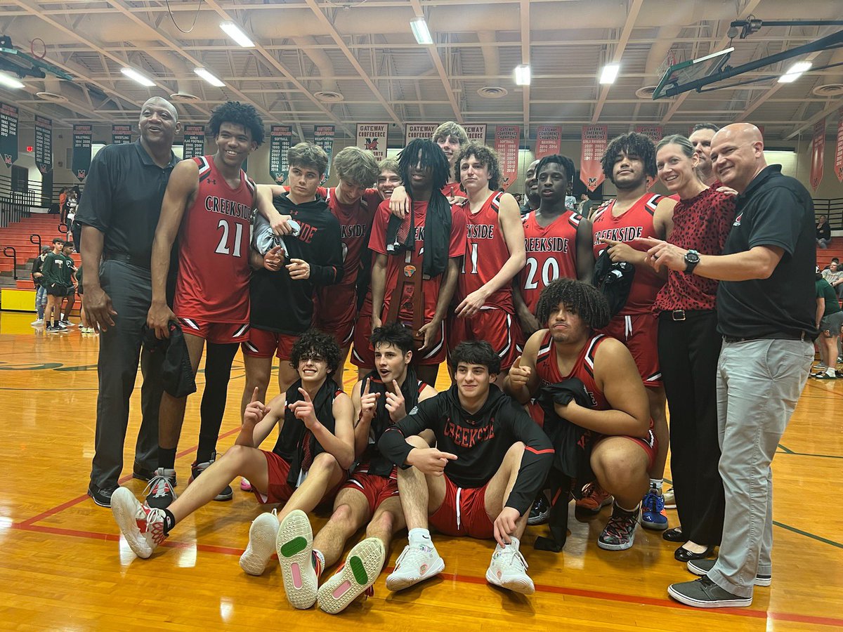 Creekside Athletics 🛡⚔️ (@creeksideath) on Twitter photo 🏆 D I S T R I C T C H A M P I O N S 🏆
<a href="/CreeksideKnigh1/">Creekside Knights Basketball</a> takes down Mandarin in the District Title game!!The Knights are Playoff Bound!!
#GoKnights🔴⚫️⚔️🛡 🏆 D I S T R I C T C H A M P I O N S 🏆
<a href="/CreeksideKnigh1/">Creekside Knights Basketball</a> takes down Mandarin in the District Title game!!The Knights are Playoff Bound!!
#GoKnights🔴⚫️⚔️🛡