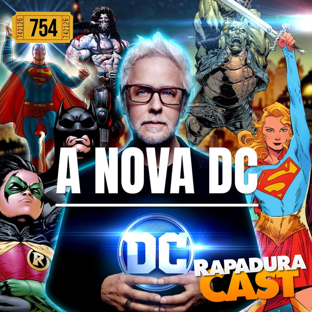rapadura's tweet photo. 🚨🚨 #rapaduracast NO AR!

Falamos sobre o DCU de James Gunn! Comentamos sobre o cronograma, os novos projetos, quem fica e quem sai! TEM COISA BOA AÍ! 

VEM OUVIR ⬇️⬇️
https://t.co/1dxJPQkwgN

Com @jurandirfilho - @Thiago_SDF  - @rmontanare - @FernandaSchmolz - @GnuBarbosa https://t.co/WaUpjHgEc1