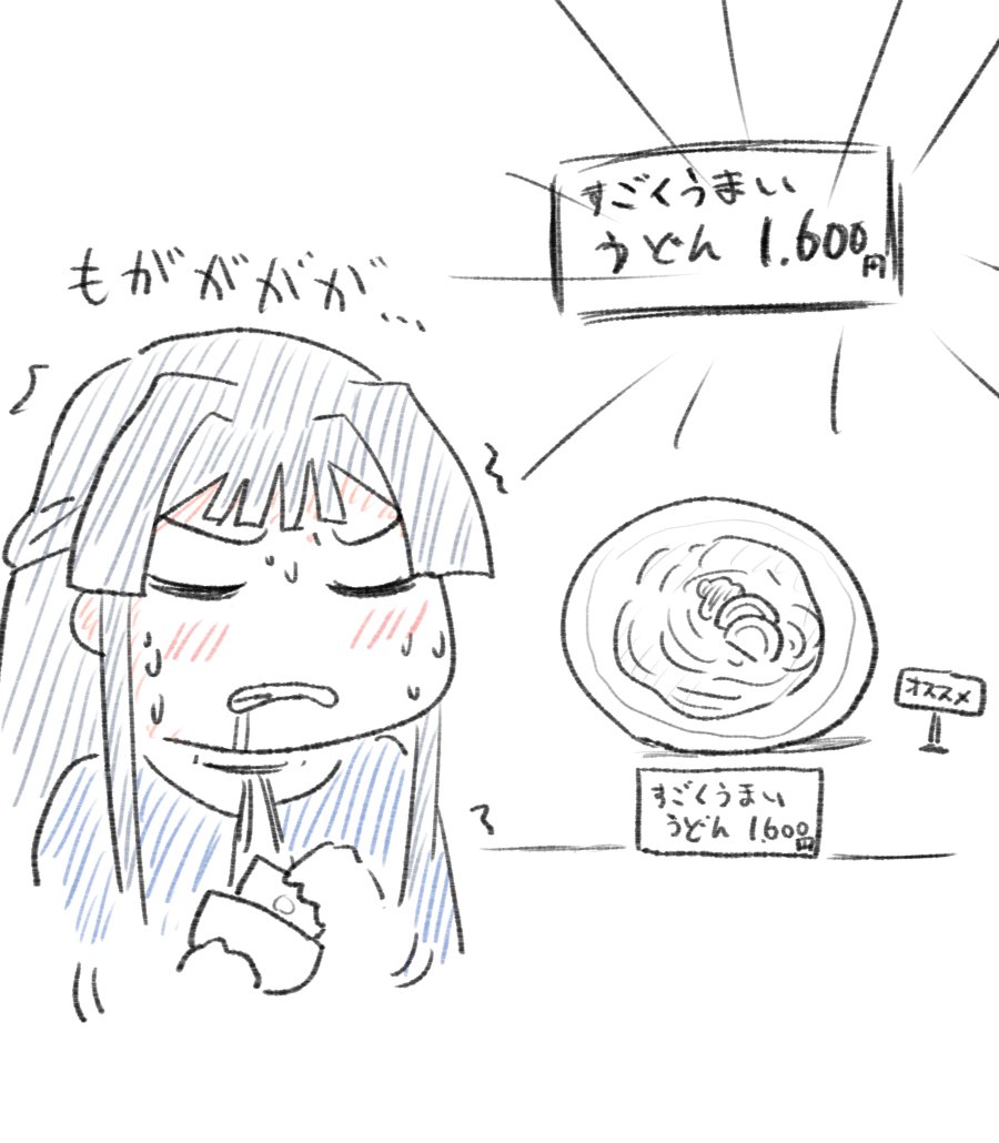 1,600円のうどんを見た 
