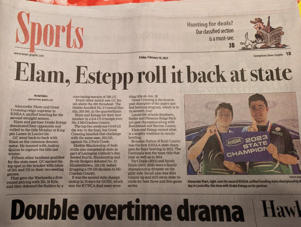 Lexington Catholic Bowling tweet media