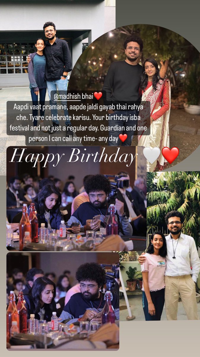 bhargsetusharma's tweet photo. @MadhishParikh Happy Birthday mota bhai❤️ aavi j rite tamaro haath hamesha matha par rakhjo. 🤍 https://t.co/HvTjH7HzMZ