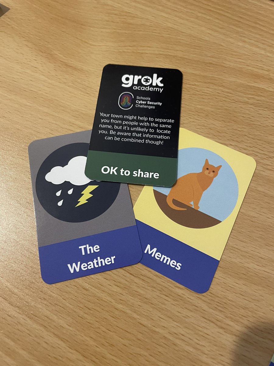 Have you seen the cyber resource cards from <a href="/grokacademy/">Grok Academy</a> find the link here groklearning.com/a/resources/cy… and investigate the courses. #CyberSafety #TinSTEM #STEMinTheWorld