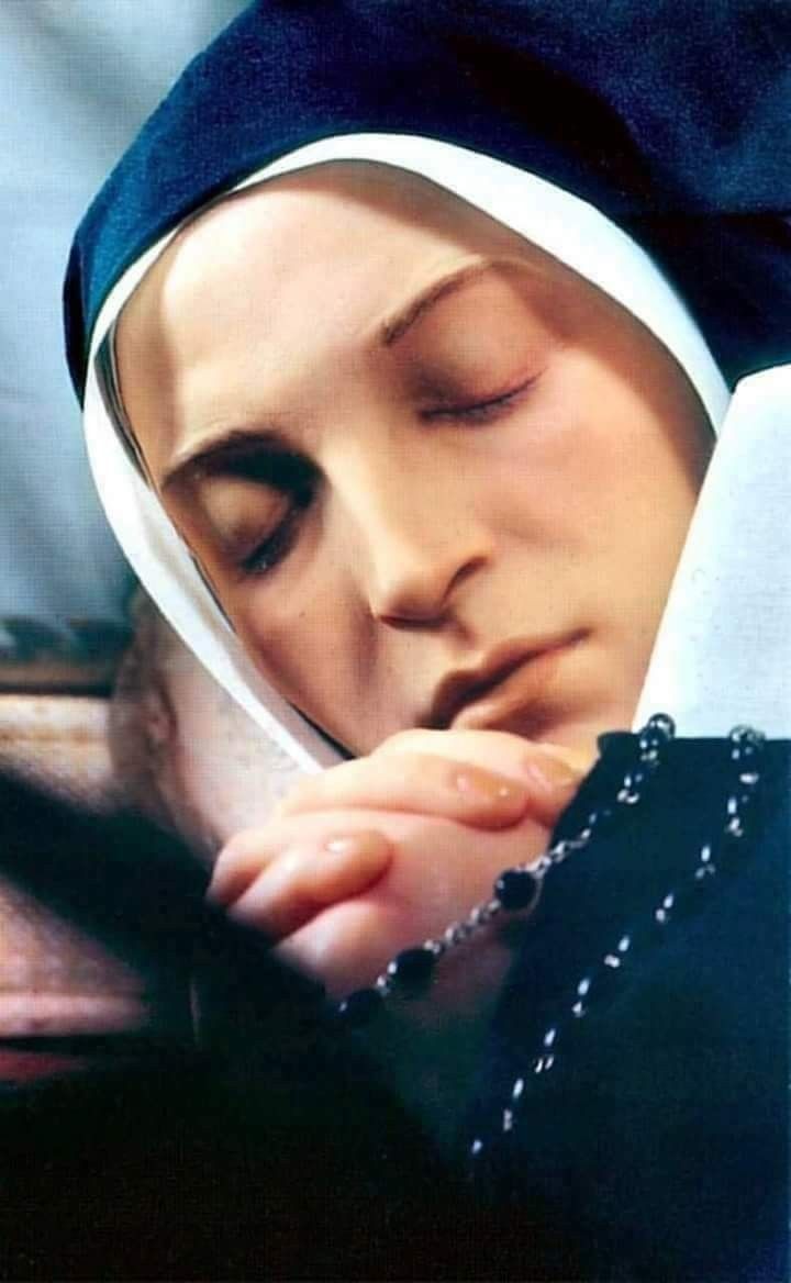 'O Mary my Mother, be my refuge and my shelter.Give me peace in the strom.
I am tired on the journey.
  Let me rest in You.
Shelter and protect me.' St. Bernadette Soubrous
'Our Lady of Lourdes, Pray for us.'
'St.Bernadette Soubrous, Pray for us.Amen.'
#OurLadyOfLourdes
#FeastDay