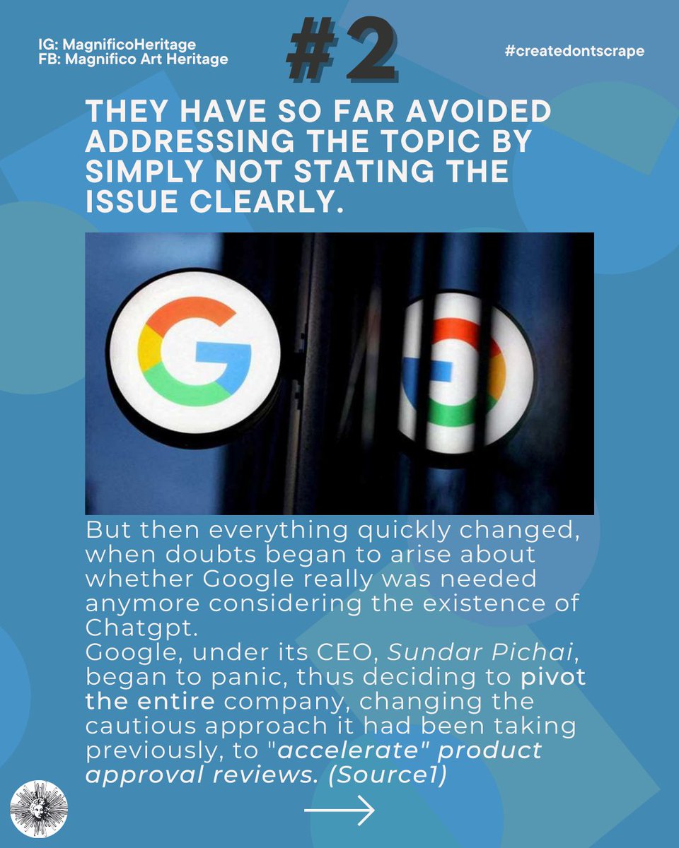 JonLamArt's tweet photo. This is extremely important. Google is preparing to throw creators under the bus in favor of scraped content. Google's mass layoffs were only step 1
 Credit to https://t.co/yNc8PPOwdX
1/3 https://t.co/D62UGPxFTe