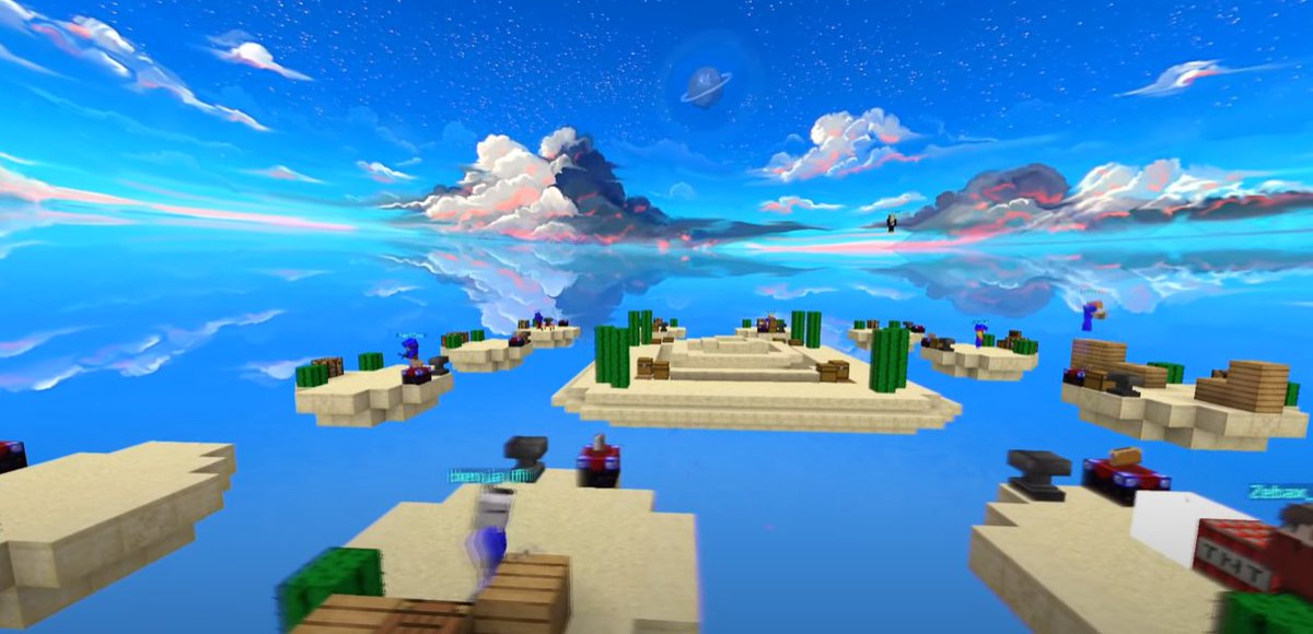 porfavor que vuelvan estos mapas a skywars, son los mejores