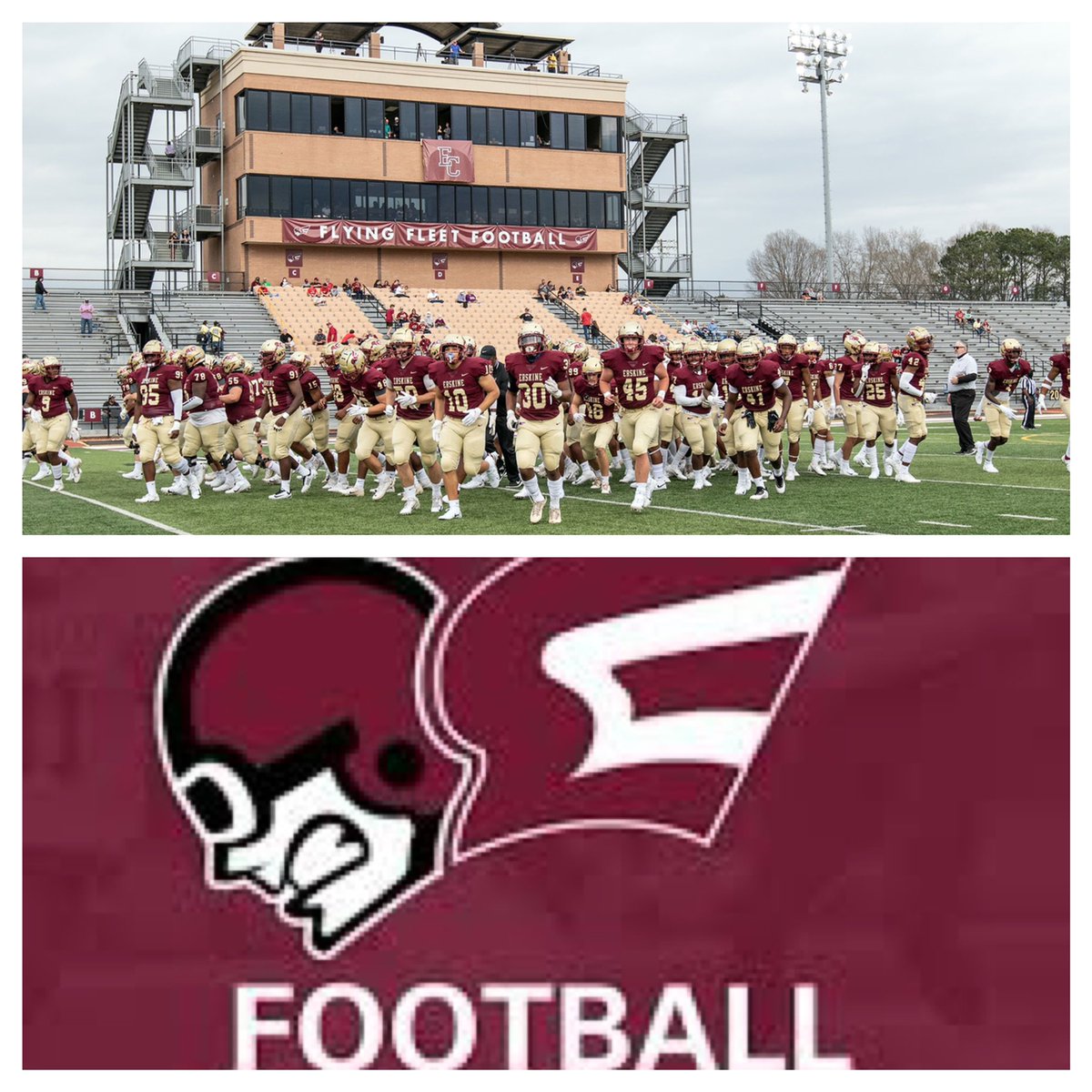 After a great talk with <a href="/CoachCasterlin/">Barry Casterlin</a> I am blessed to receive my 2nd offer from <a href="/FleetFB/">Erskine Football</a>                                                    <a href="/SilverBluffFB/">Silver Bluff Football</a> <a href="/DBryant18/">De'Angelo Bryant</a> <a href="/bigneal51/">Coach Hall, M.S.,USAW🔰🌊</a> <a href="/CoachDHop_24/">Dezmon 🌊Hopkins</a>