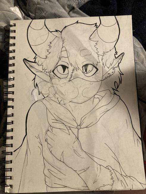weird_humanoid_'s tweet photo. Elliot Drawing!
#lineart #characterart #cute #cold #winter #innocent #traditionalart #art #character #breath #fantacy #oc #origonalart #demiboy #traditonal #demon #horns #adorable https://t.co/OSo29NWlrV