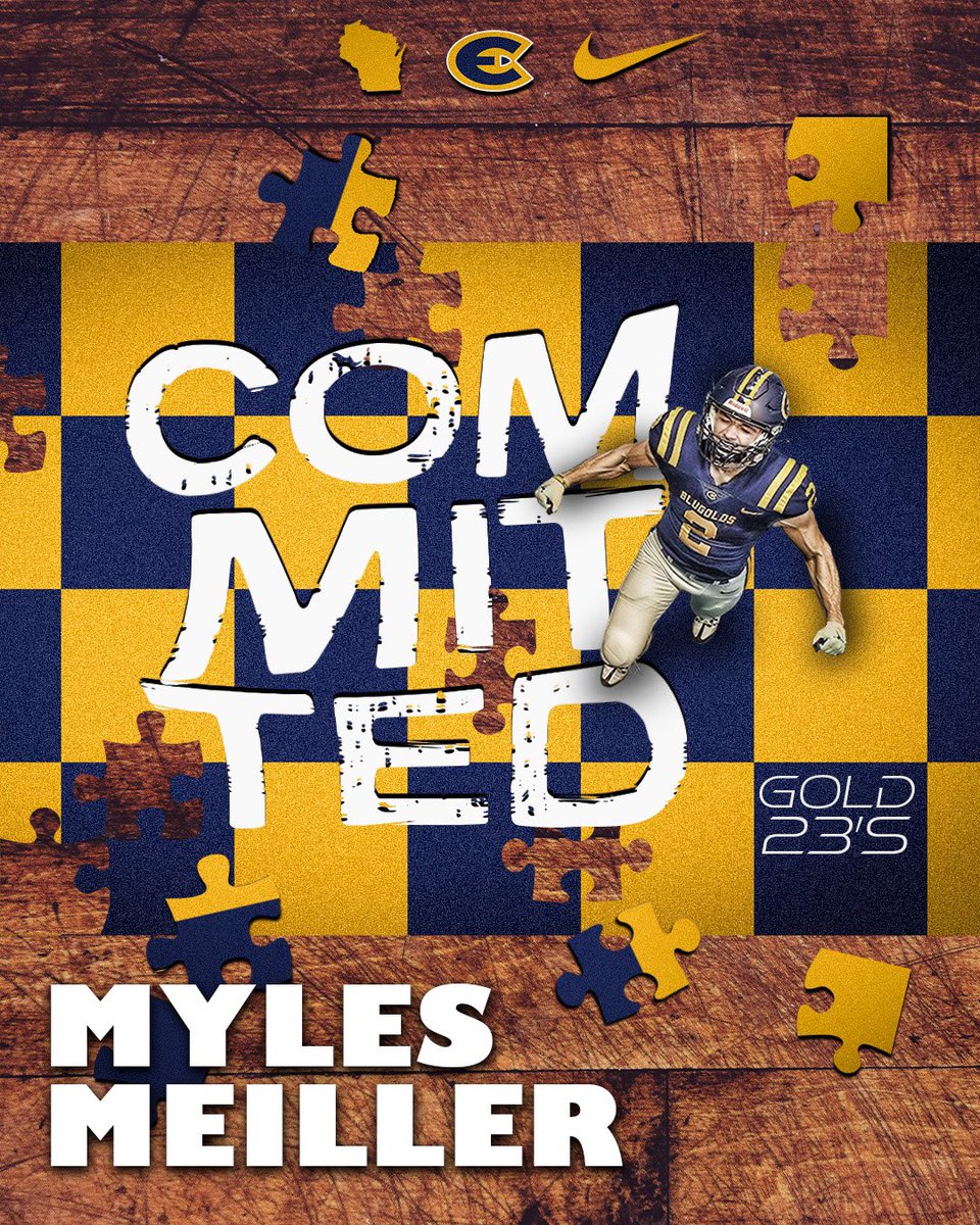 Excited to announce that I’m going to continue my athletic career at <a href="/UWECFootball/">Blugold Football</a>. Thank you to all my coaches and my parents that helped me make this decision. Go Blugolds!