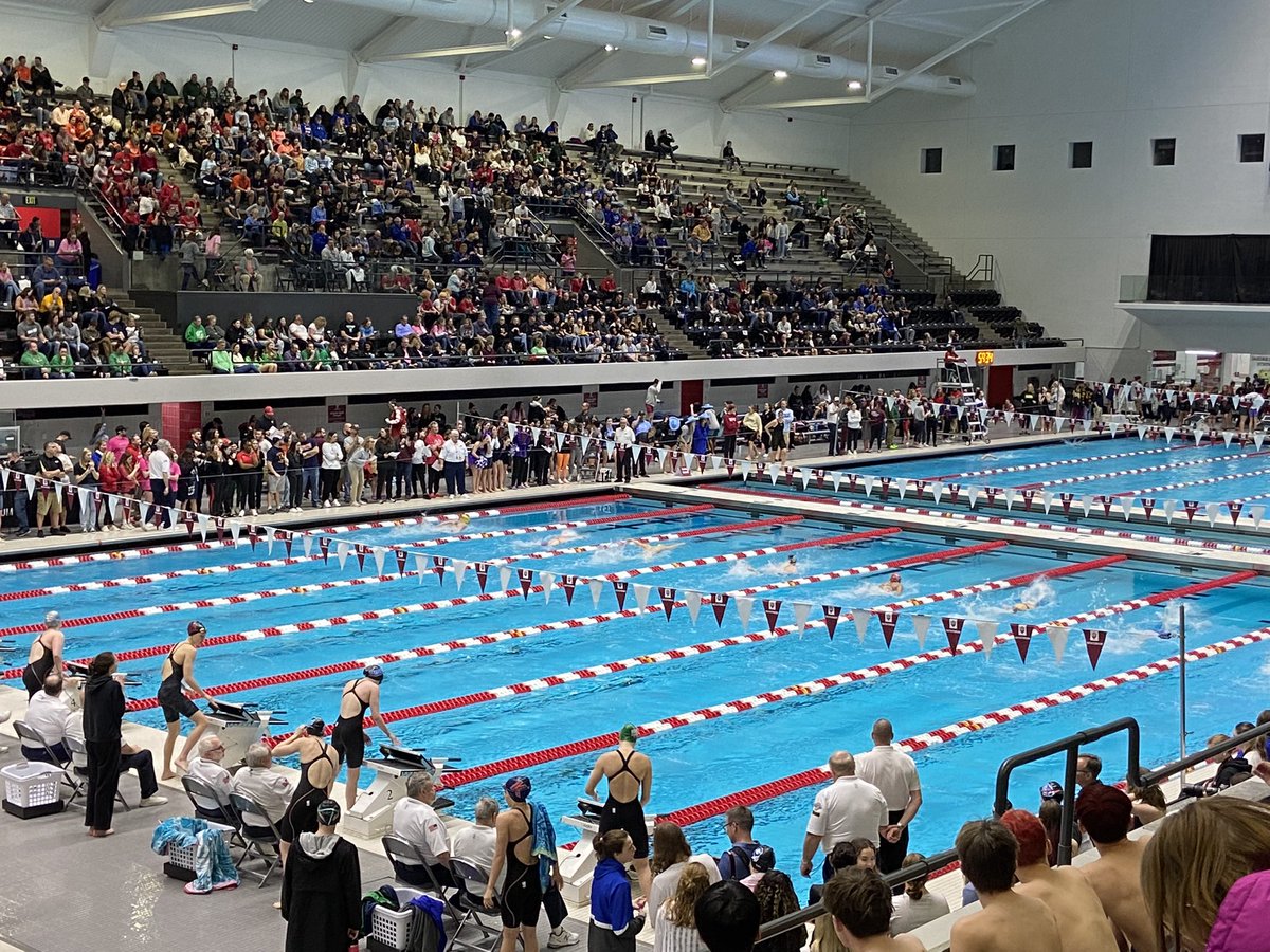 WeBoAthletics's tweet photo. Swimming &amp; Diving @IHSAA1 State Finals:
Arianna Stieber swims the 100 Backstroke in 1:00.59 and finishes 27th at State. https://t.co/iKmILbWeRG