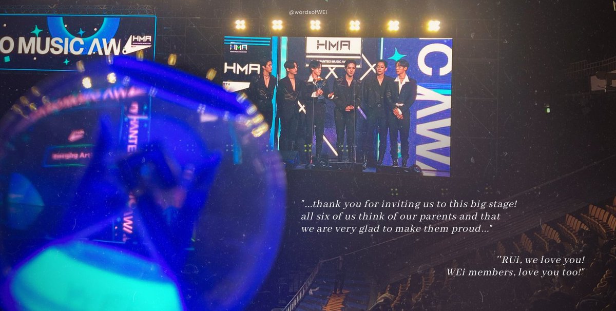 wordsofWEi's tweet photo. [✉️] · #WEi #위아이 @WEi__Official

'2022 emerging artist' acceptance speech
(hanteo music awards 2022) https://t.co/GhBwPSLzft