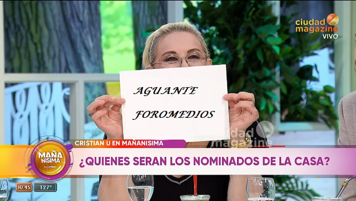 forofms's tweet image. La mejor temporada del #DebateDelViernes fue, sin dudas, cuando estuve yo (hasta @Carmen_LaLeona lo dice) 👇