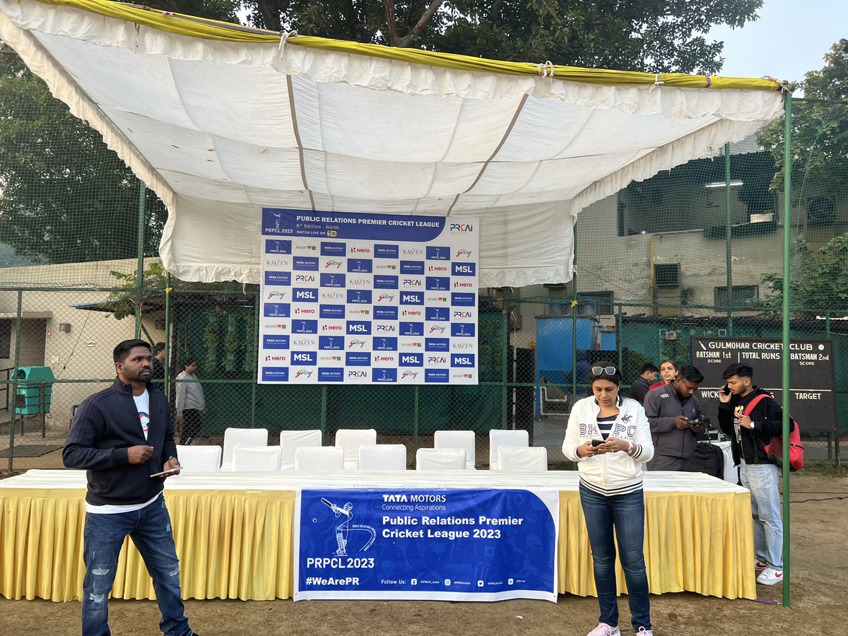 nitinmantri's tweet image. And we are all set @PRCAIndia #PRPCL2023. Best of luck to @value_360 and @PRPundit_India for the first game