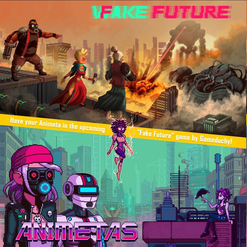 Want to see your Animeta in an upcoming mobile game?!

In collaboration with the gaming studio Gameduchy, we are hosting the opportunity for one of our holders to see their meta come to life in the new game:
<a href="/Fake__Future/">Fake Future Official</a>!

Details in the 🧵below