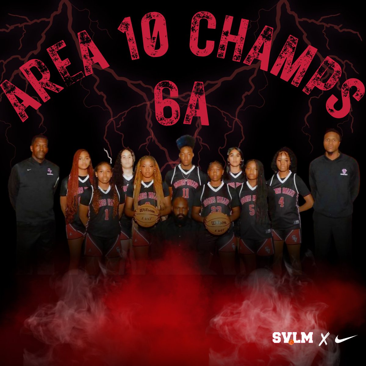 SVLMounties's tweet photo. Your Lady Mounties are THE 6A Area 10 Champions! Huge congratulations to the ladies on winning tonight. Your lady Mounties will host Gadsden City Monday at 6pm for the sub-region game. Come out and support the ladies! #SVLM https://t.co/ngbygtwDEo
