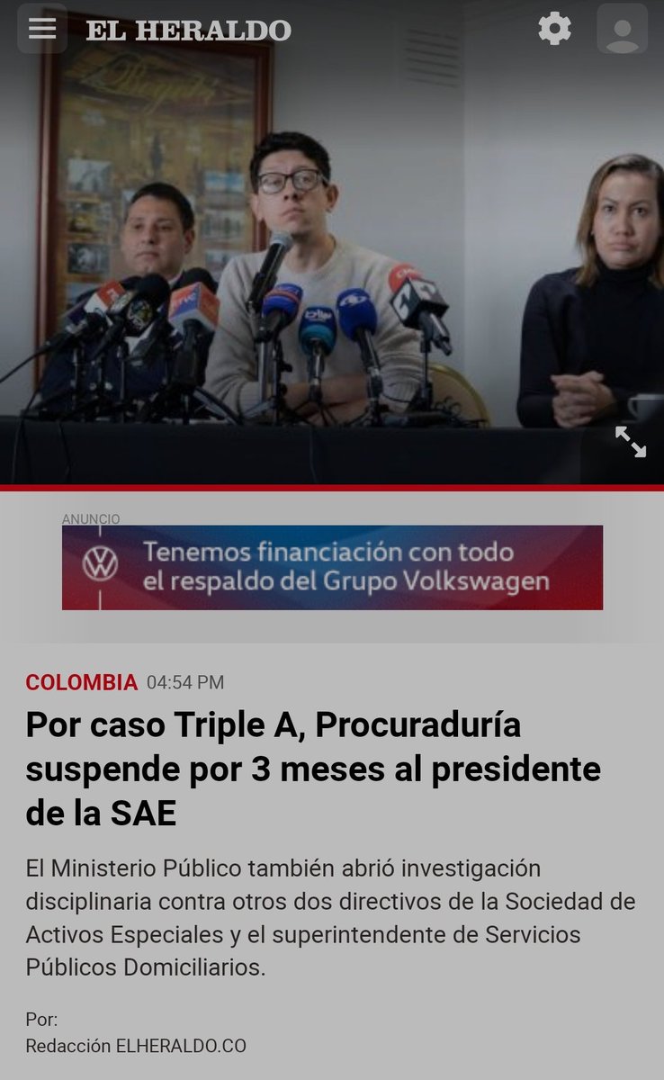 Wayunkerra's tweet photo. @PGN_COL suspende del cargo a @DanielRMed por considerar detrimento patrimonial la venta de la Triple A a K-Yena, pero no consideró detrimento patrimonial que Triple A fuera vendida por un valor casi 4 veces inferior al real. ¿Para quién trabaja la procuraduría?
#LaSAEEsElCambio https://t.co/Uc55wWCEGW