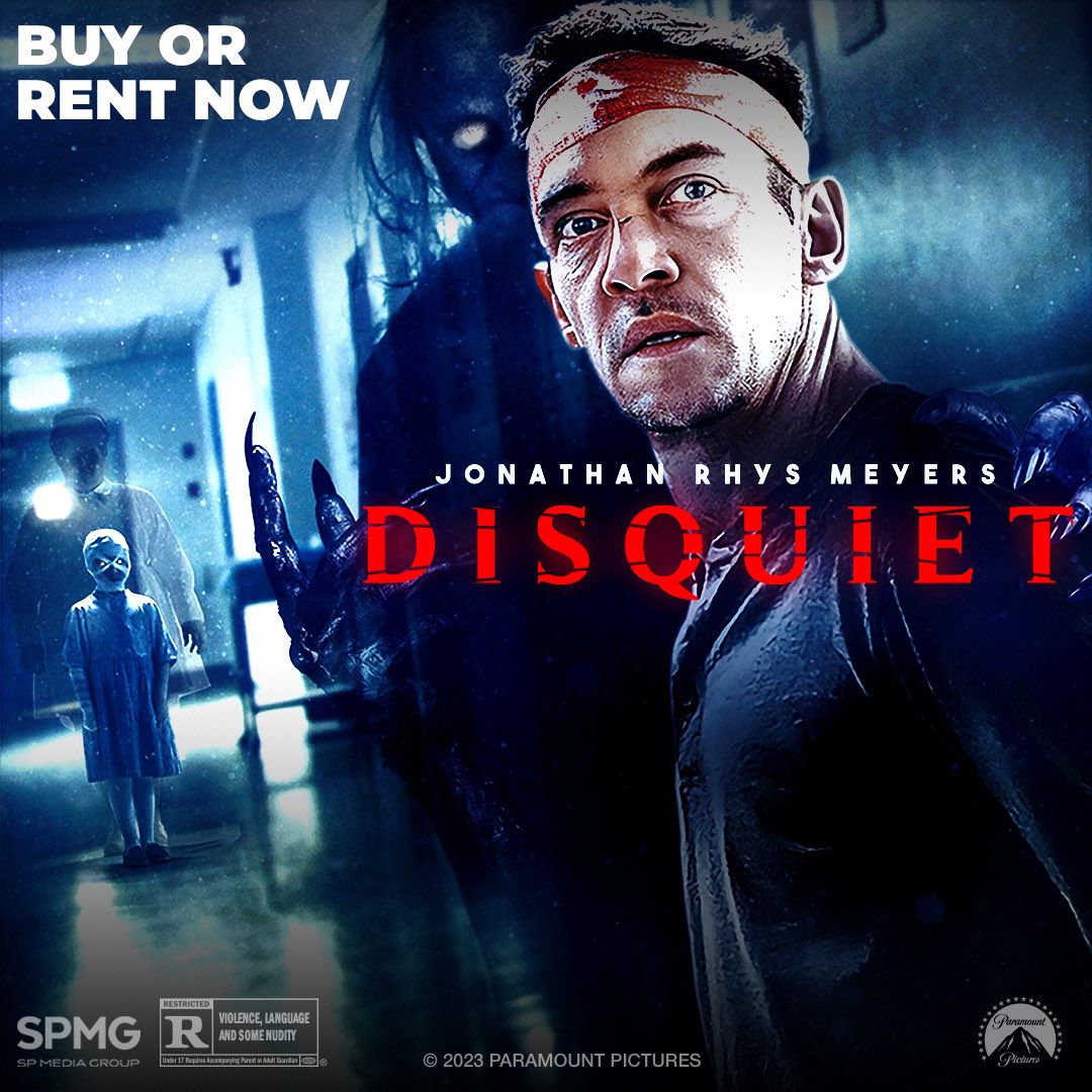 PromoteHorror's tweet photo. Brace yourself for a twisted, spine-tingling thriller with #DISQUIET, now streaming on #Redbox. #JonathanRhysMeyers stars in this must-see movie: Stream it instantly on #RedboxOnDemand today. Rated R. From #ParamountPictures. https://t.co/xVgYLJevLL