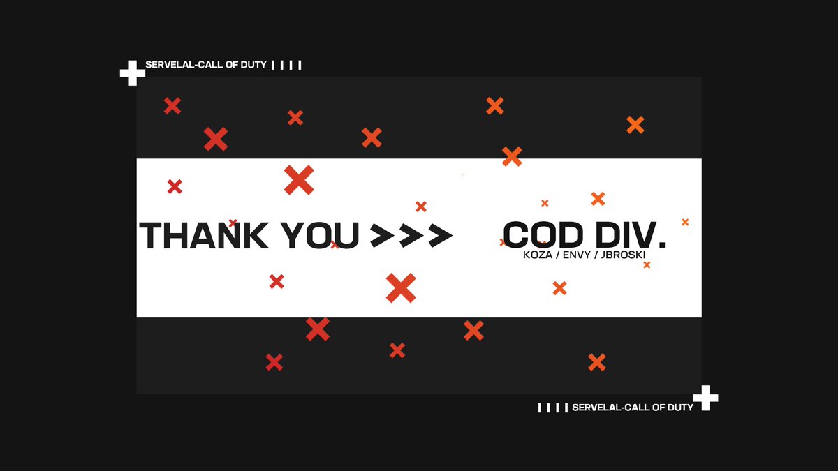 【Call of Duty部門選手脱退のお知らせ】
この度、Call of Duty部門所属のEnvy( <a href="/EnvyMe_US/">Envy</a> ), jbroski( <a href="/Jbroski17/">Jbroski</a> ), KoZa( <a href="/KoZaBlank/">KoZa🐐🖤💜</a> )が脱退することをご報告いたします。多大なるチームへの貢献に感謝するとともに、チーム一同今後のさらなるご活躍をお祈り致します。